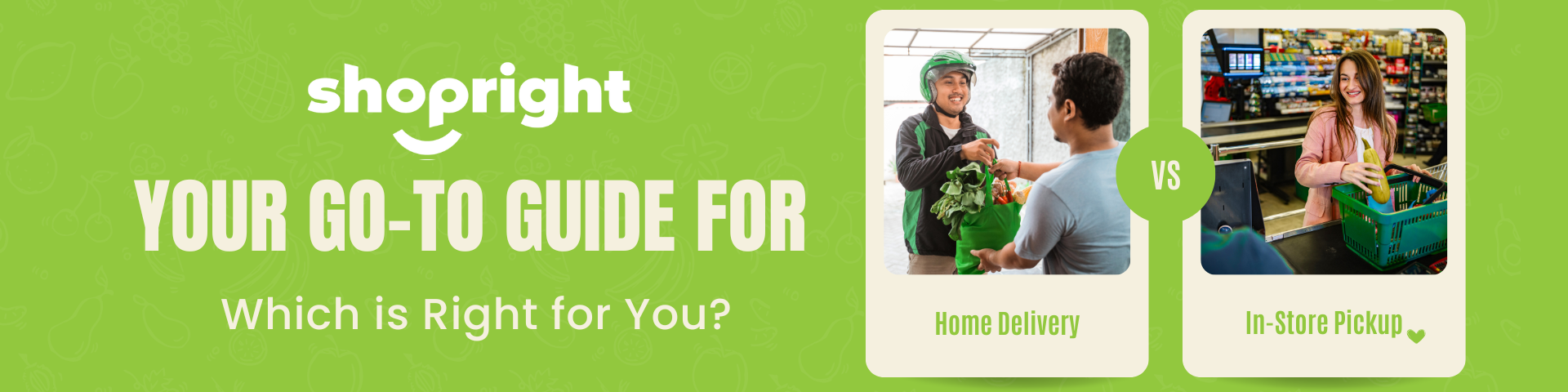 Home delivery vs in-store pickup comparison